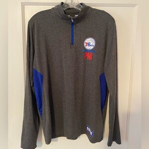 76ers quarter zip
